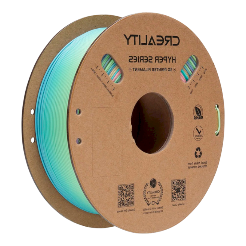 Філамент (пластик) для 3D принтера CREALITY Hyper PLA 1кг, 1.75мм, веселковий, весняне озеро (3301010424)